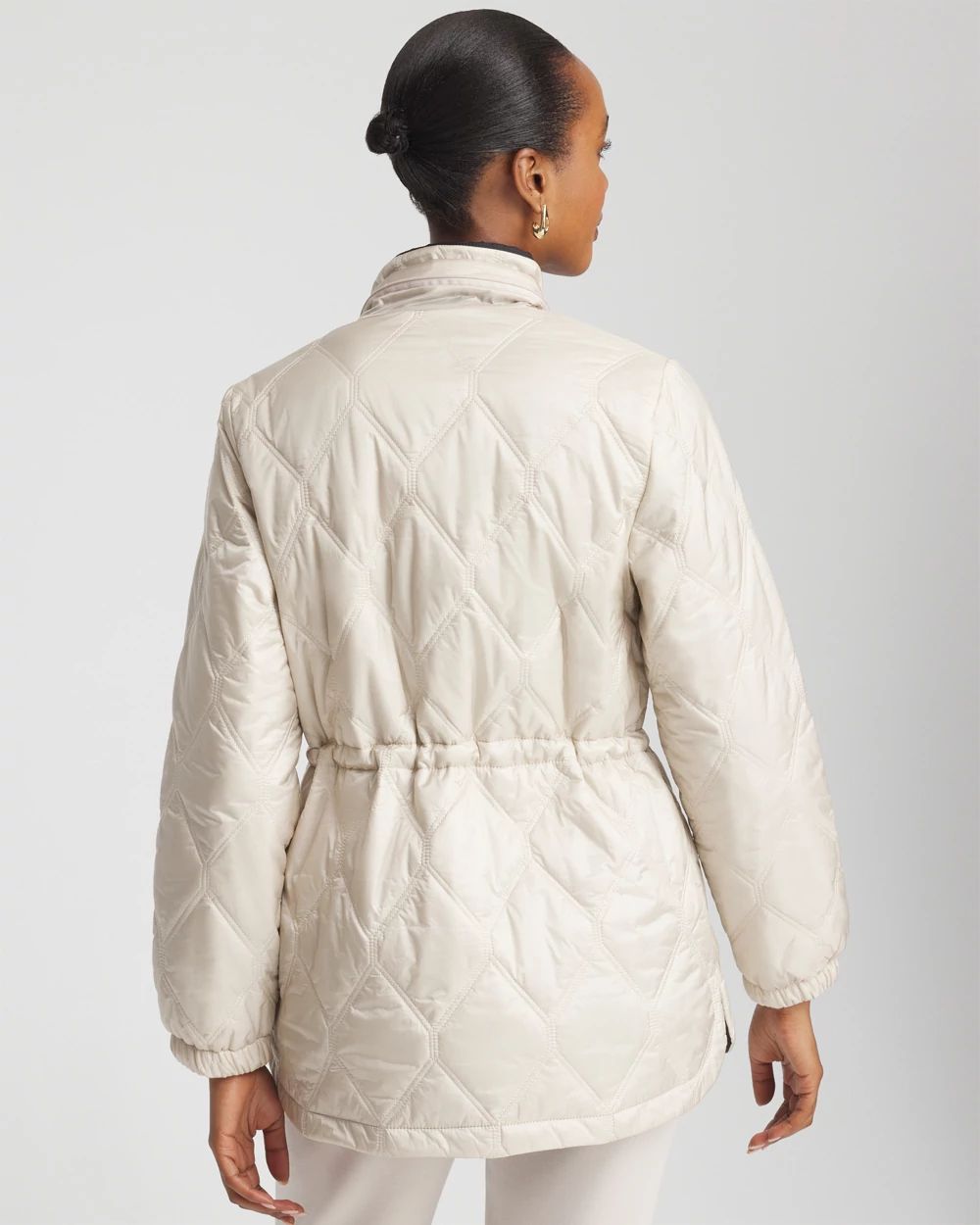 Zenergy® Water-Resistant Quilted Anorak Jacket | Chico's